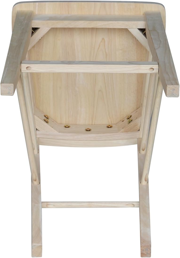 Cafe Stool, 24-Inch SH, Unfinished M3783