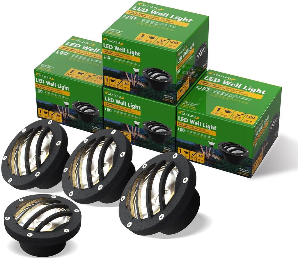 4 Pack LED Low Voltage Landscape Well Light R38419