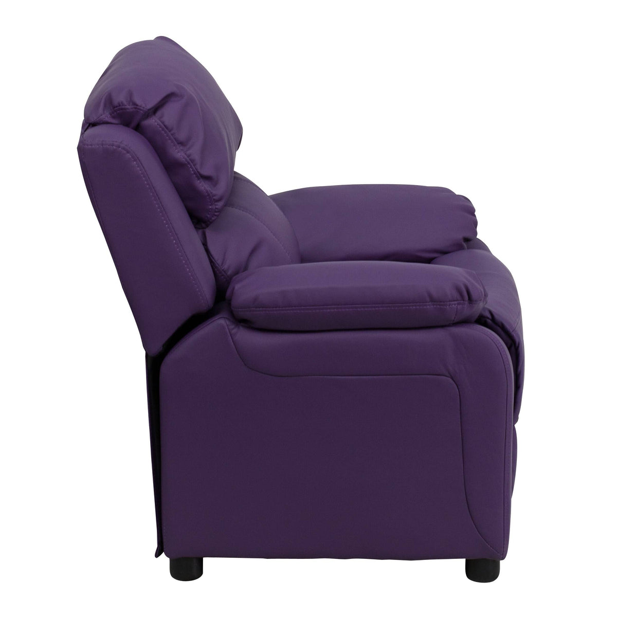 Pink Vinyl Upholstered Recliner P5426
