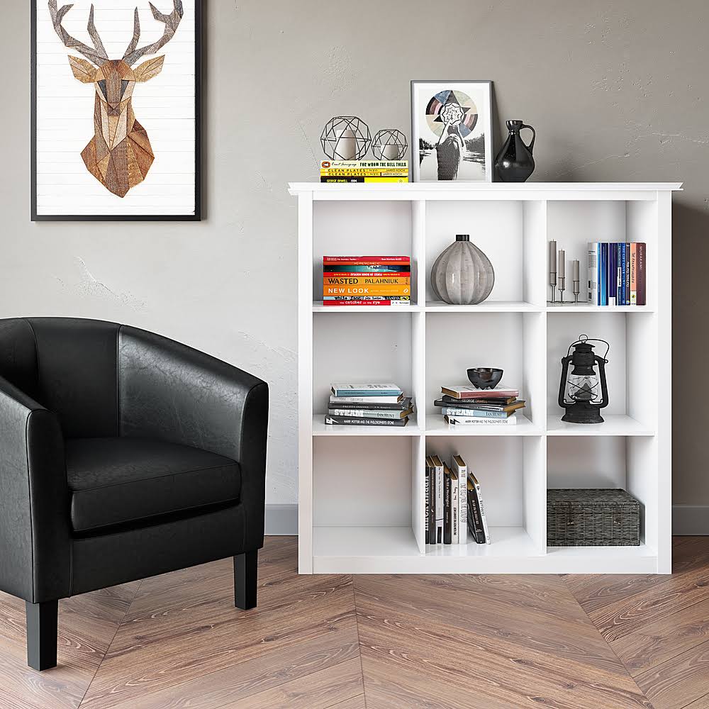 White 9 Cube Bookcase and Storage Unit E106221
