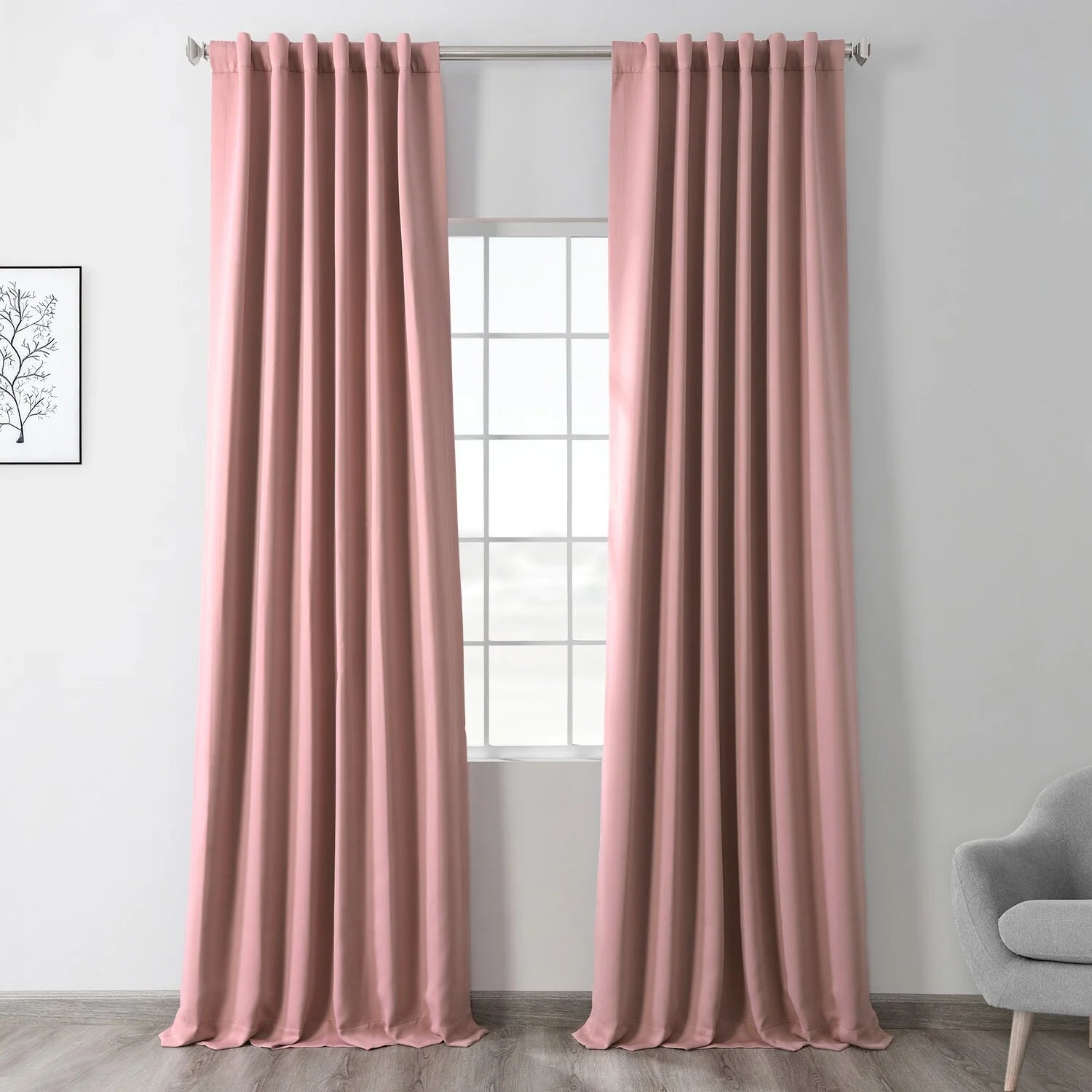 Blackout Room Darkening Curtain (1 Panel), 50W X 120L O5302