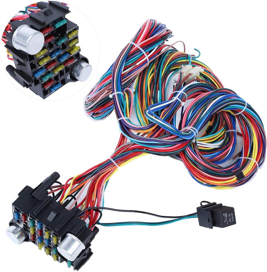 12V 21 Circuit Wiring Harness Kit Universal G2891