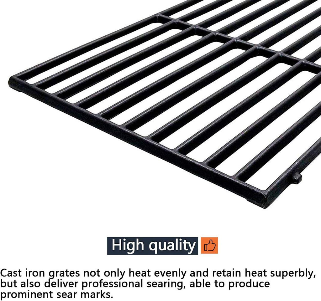 Cast Iron Cooking Grids for Gas Grills, Set of 2 O782