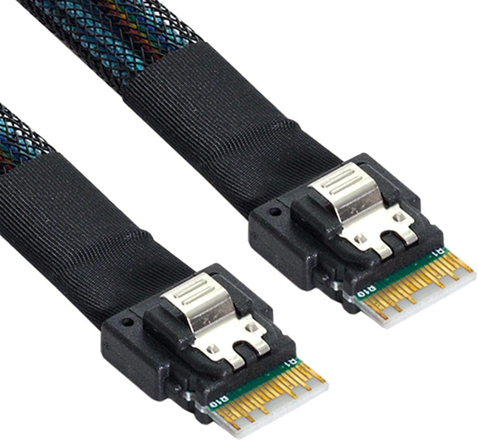 SFF-8639 U.2 to Slimline SFF-8654 4i NVME PCIe SSD Cable J47535