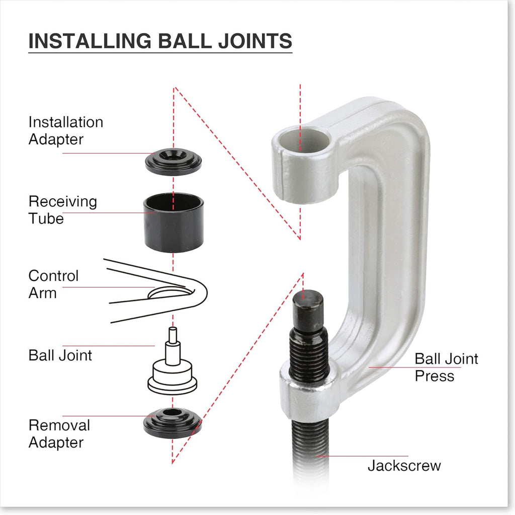 21PCS Ball Joint Press Kit & U-Joint Puller Service Tool Set B7269