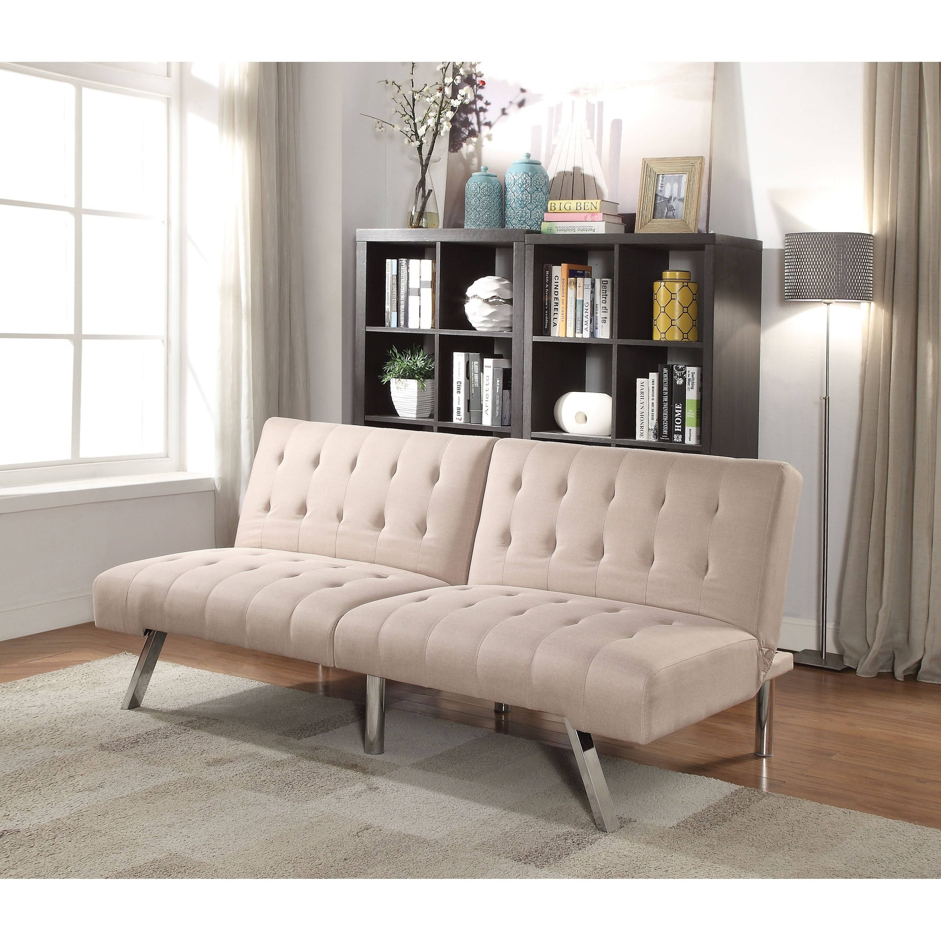Beige Linen Adjustable Sofa Z133