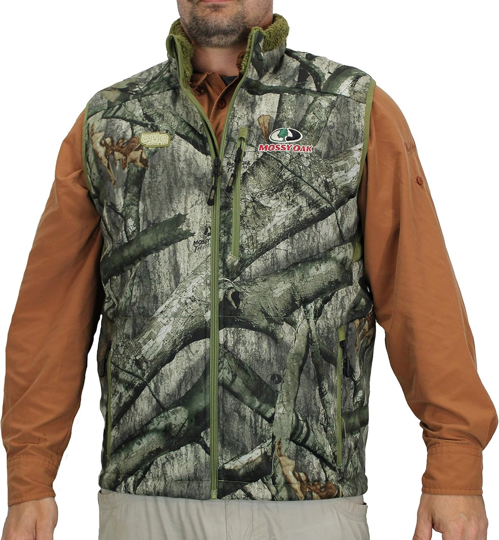 Camo Berber Fleece Lined Hunting Vest Q692