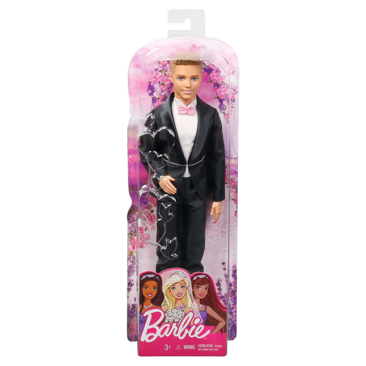 Ken Groom Doll in Wedding Tuxedo with Pink Bowtie O2781