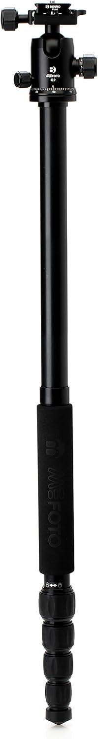 Black Travel Tripod with Ballhead and Monopod D83913