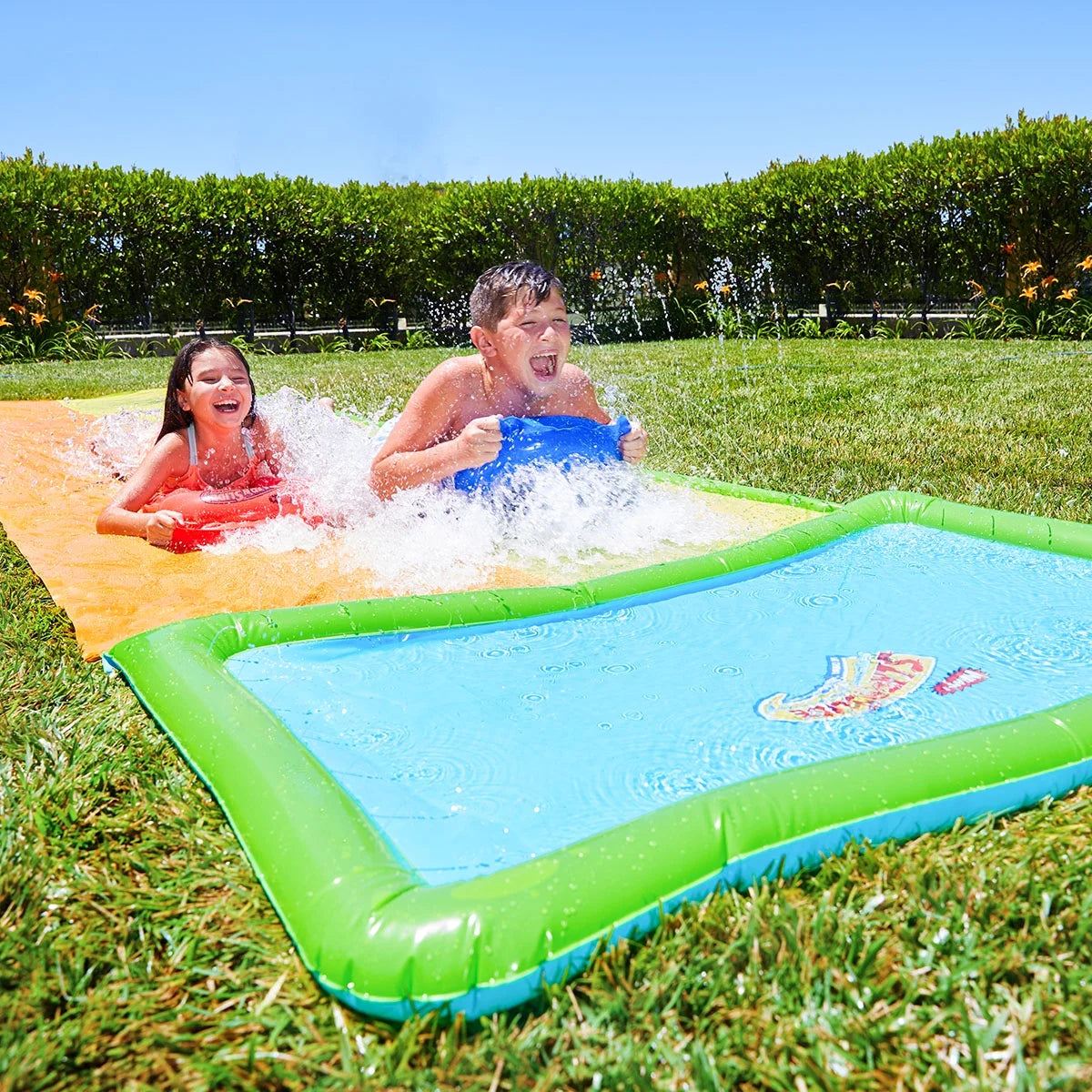 15 Foot Dual Lane Water Slide N2002