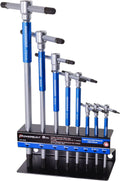 8 Pc Metric T-Handle Hex Allen Key Wrench Set with Storage Rack C714