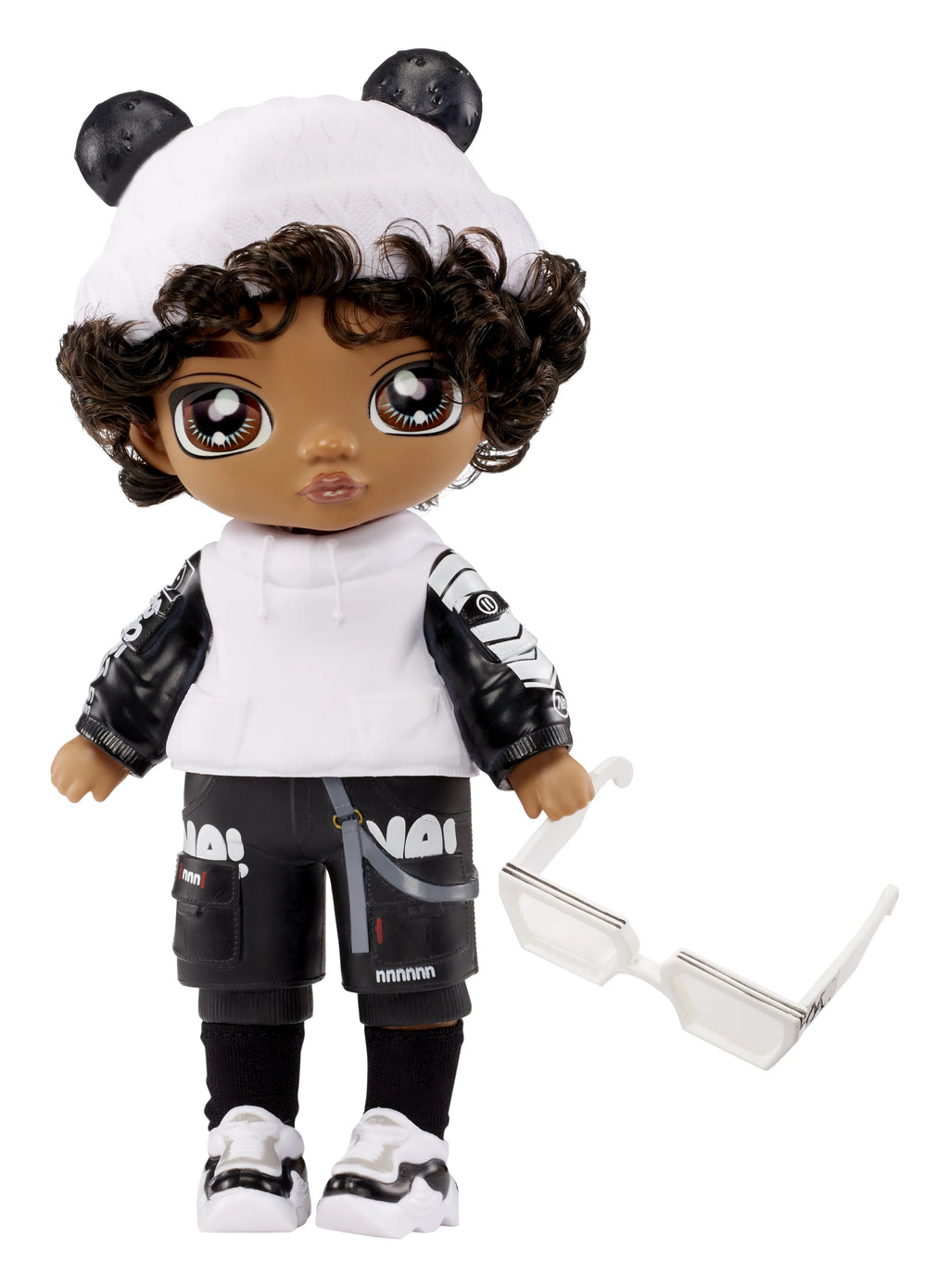 Fuzzy Surprise Series 1 Peter Panda 7" Fashion Doll with Beanie, Glasses, Outfit, Shoes K931716