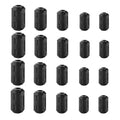 20X Clip-On Ferrite Ring Core RFI EMI Noise Suppressor Cable Clip 3mm 5mm 7mm 9mm 13mm Inner Diameter Black L822032
