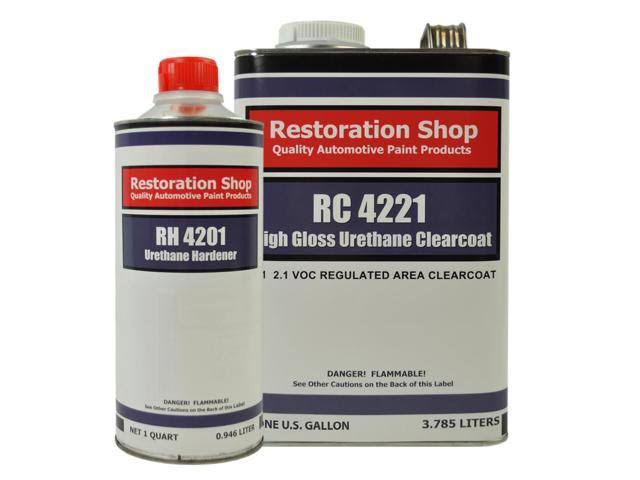 Corvette Yellow Low VOC Urethane Basecoat Clearcoat Car Auto Paint Complete Medium Gallon Kit K4279