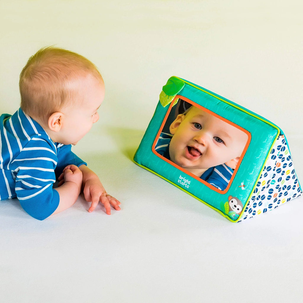 Sit and See Safari Floor Mirror Tummy Time Activity Toy C9501