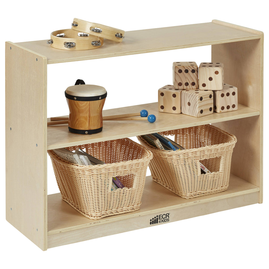 2 Shelf Birch Storage Cabinet C442218