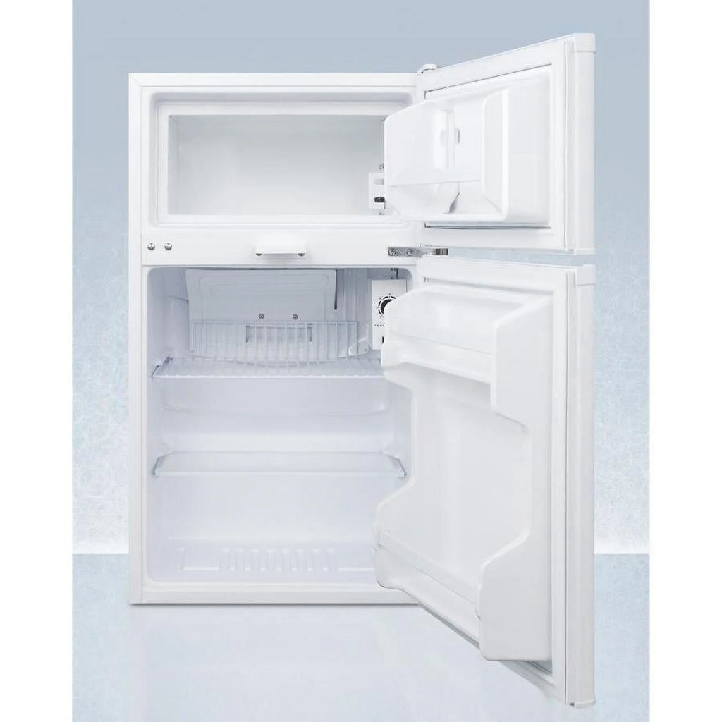 Compact 2 Door Refrigerator-Freezer with Combination Lock & Thermometer T312