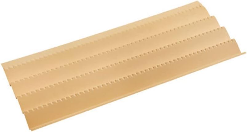 Almond Polymer Kitchen Spice Cabinet Drawer Organizer Insert Tray with Tiered Configuration U948