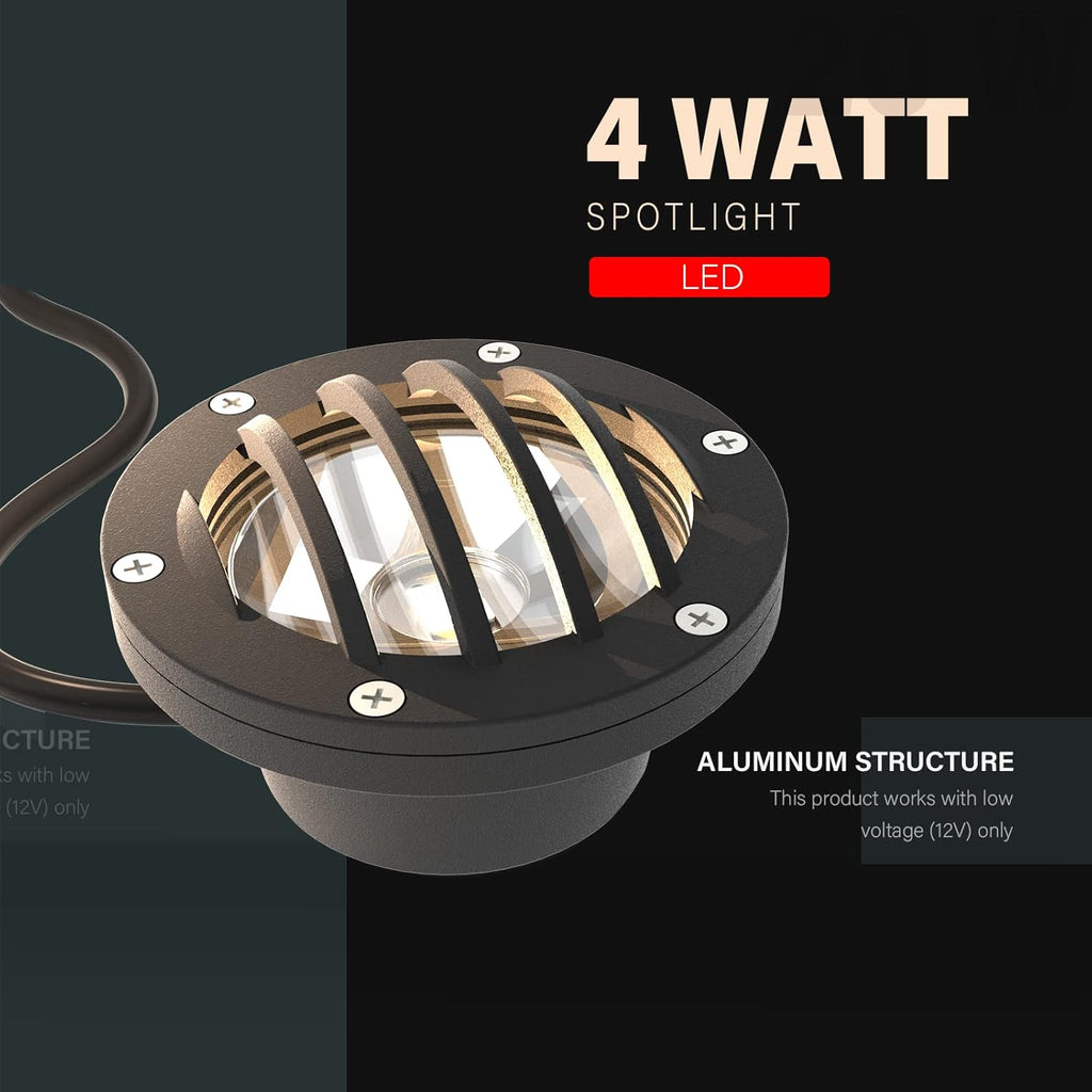 4 Pack LED Low Voltage Landscape Well Light R38419