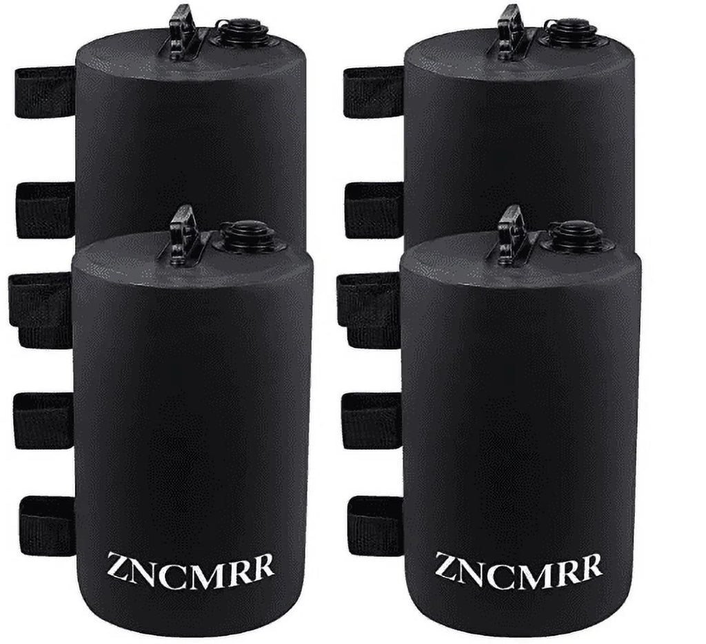 Black PVC Canopy Water Weight Bags 4 Pack S585633