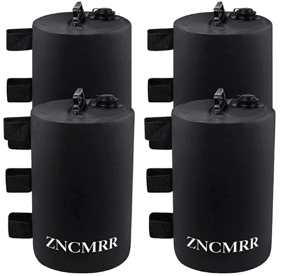 Black PVC Canopy Water Weight Bags 4 Pack S585633