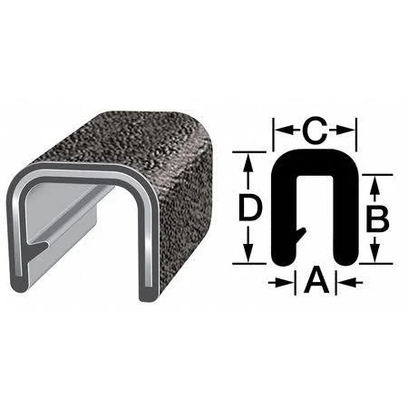 Edge Trim with Clip, 100 ft S4448