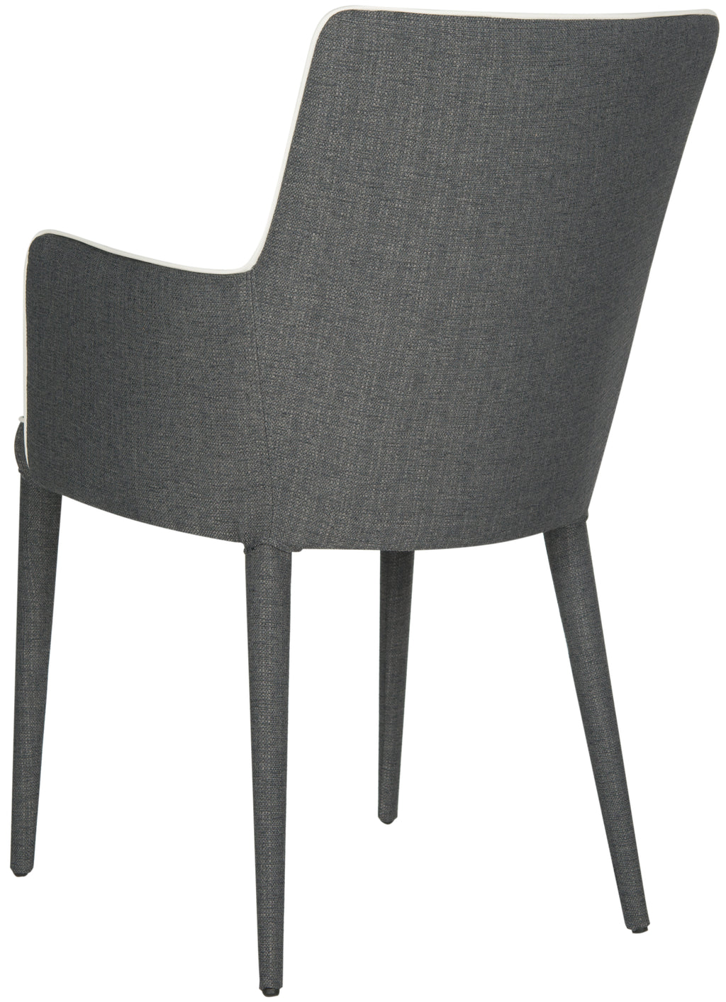 Grey/White Upholstered Arm Chair M158