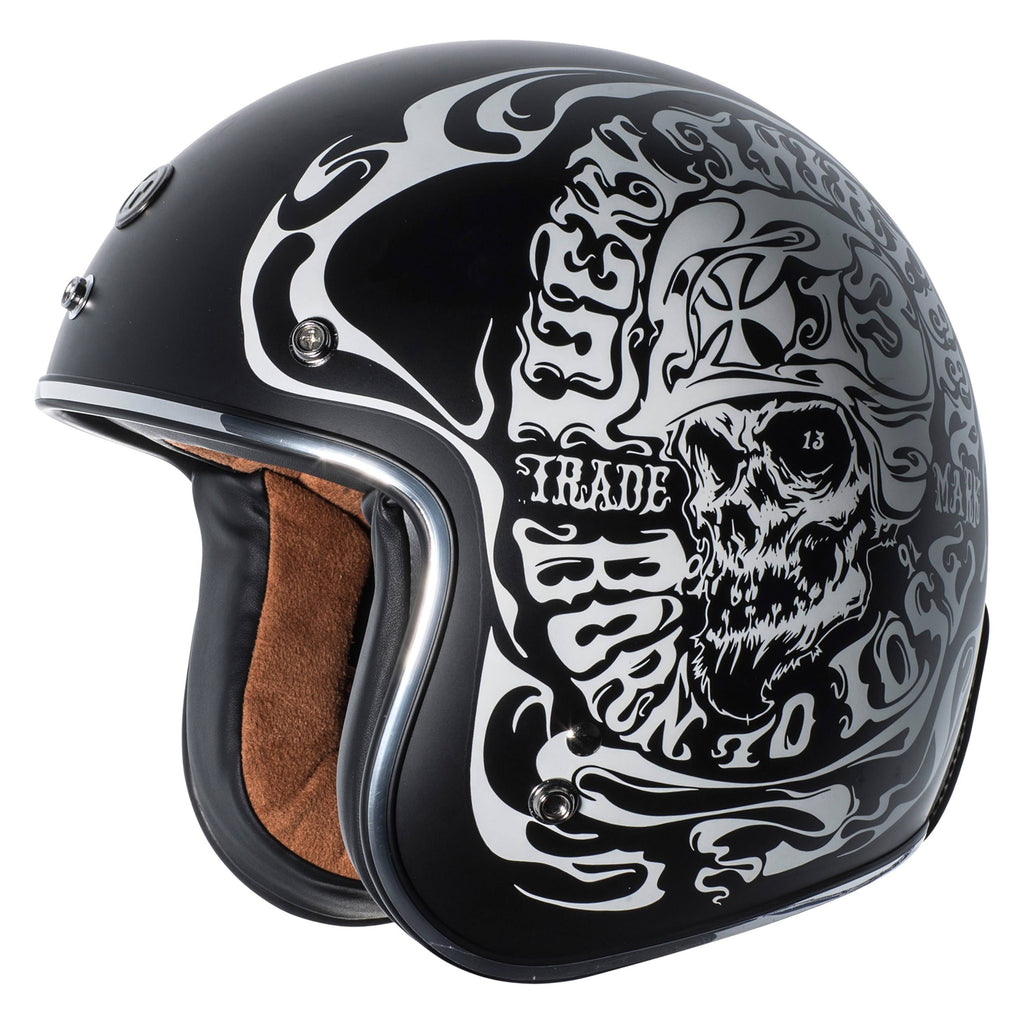 Flat Black XX-Large Open Face Helmet C2470