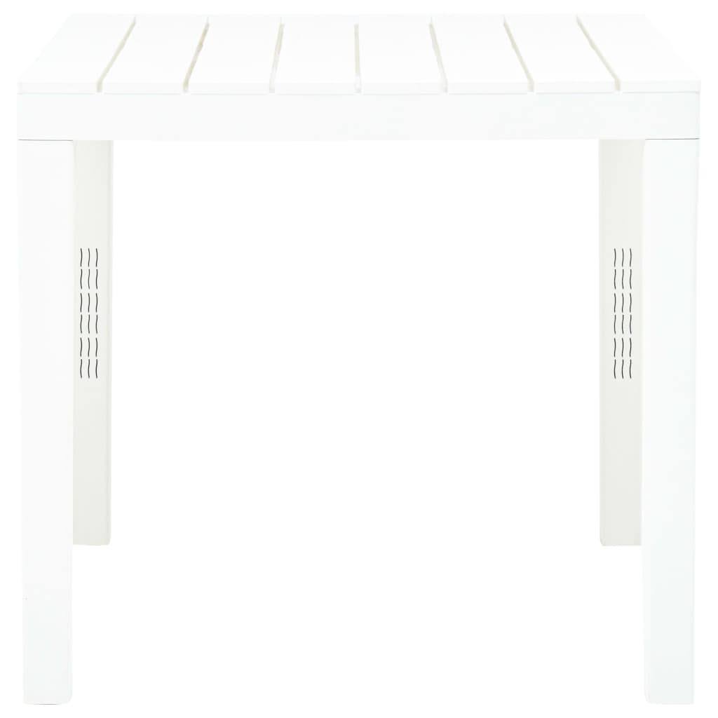 Mocca Plastic Garden Table Z835297