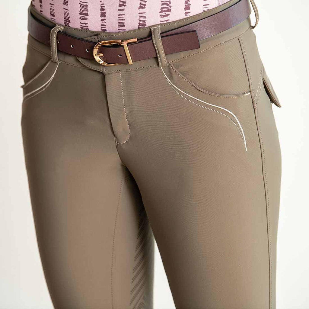 Olive Full Seat Tread Breech D86567