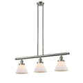 Large Cone 3 Light Island Light LED (Brushed Satin Nickel) N742