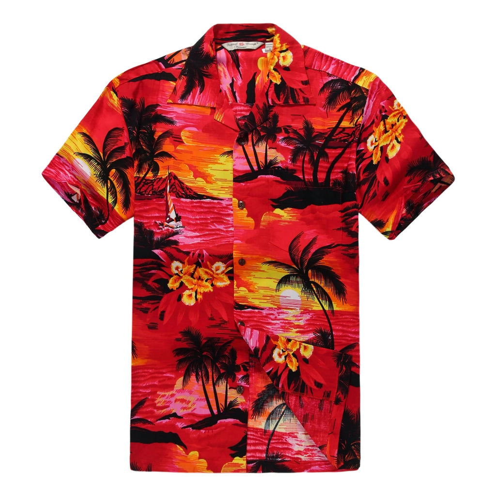 SunRed Hawaiian Maxi Tank Dress F90633