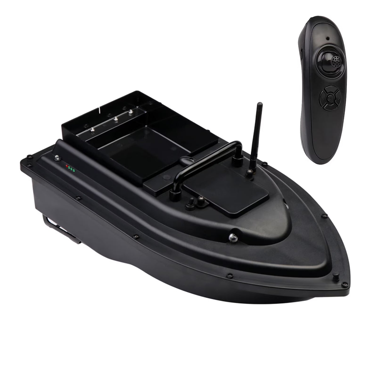 RC Fishing Bait Boat with Fish Finder, 0.75kg Loading, 500M Remote Control, Double Motor, Night Light, 12000mah Battery I75672