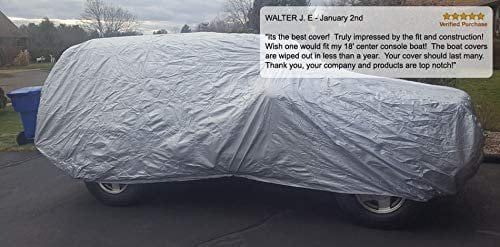 SUV Cover with Fleece Lining, Cable Lock, Storage Bag & Wind Straps W788