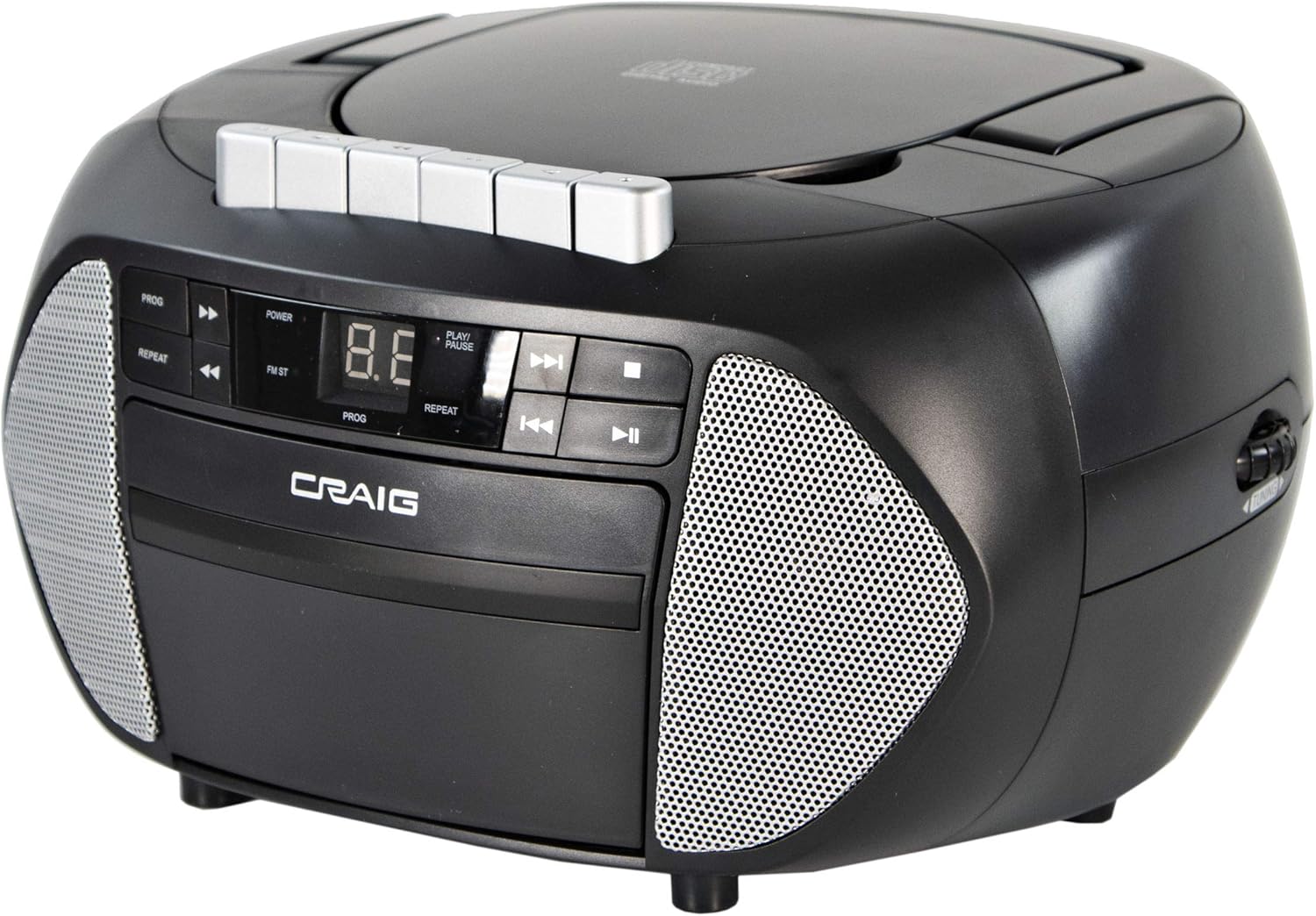 CD Boombox with AM/FM Stereo Radio and Cassette Player Recorder, Pack of 2 U535679