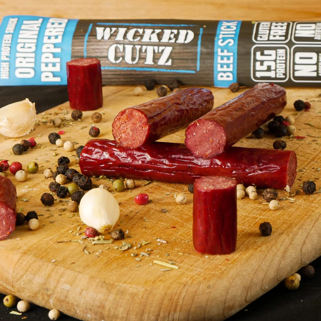 Beef Jerky Sticks, 1.5 oz, 48-Pack Q391