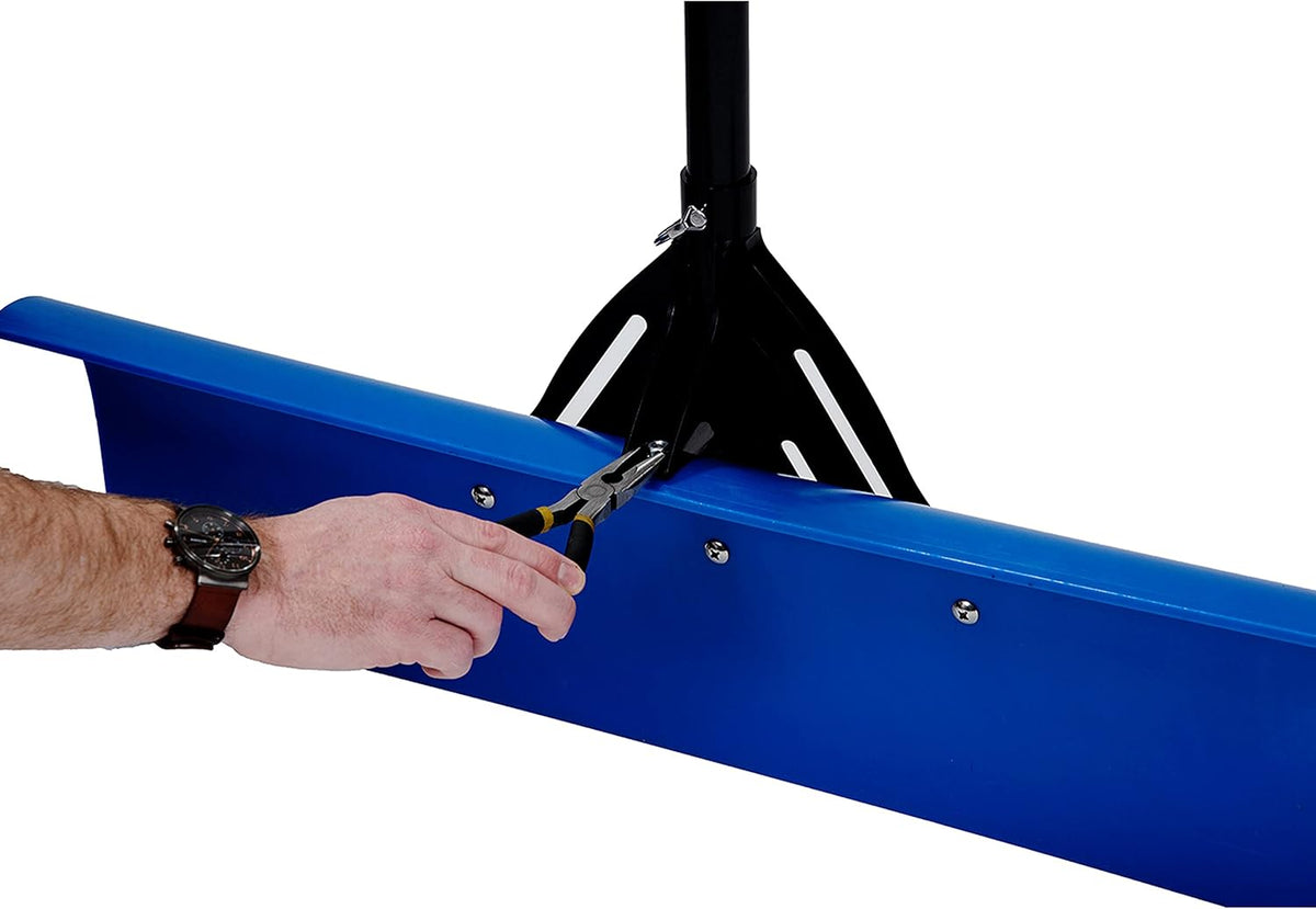 30" Snow Pusher with Fiberglass Shaft, D-Shaped Handle, Pack of 2 J845291