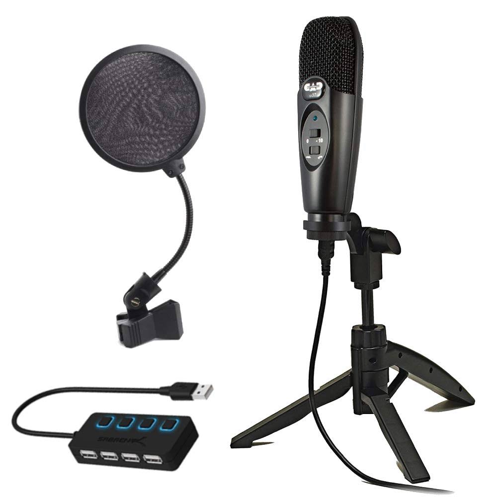 CAD U37 USB Studio Condenser Recording Microphone with Pop Filter K9191