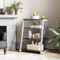4-Tier AV Stereo Cabinet with Height Adjustable Media Cabinet U49563