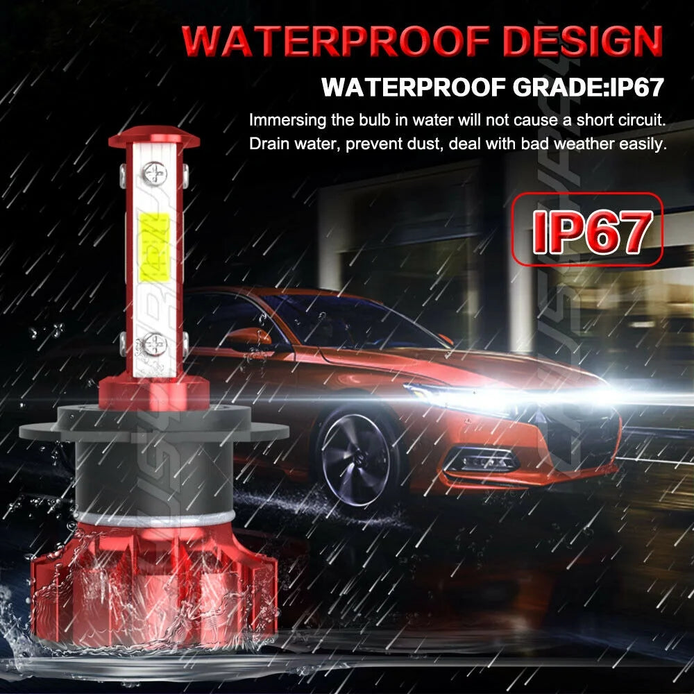 6000K LED Headlight and Fog Light Bulbs Combo J675