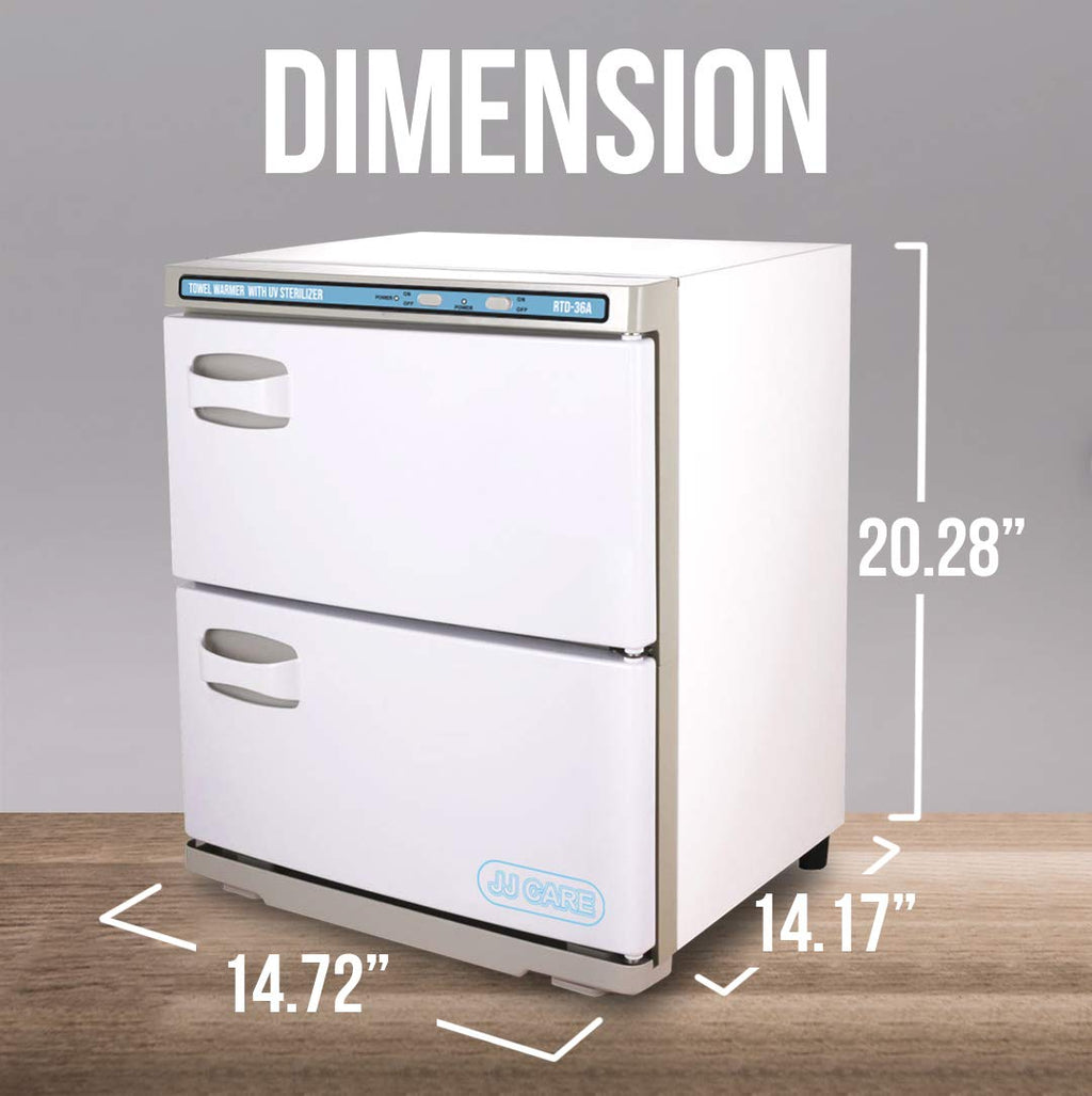 UV Towel Warmer with 36L Capacity, 2-in-1 Spa Hot Towel Warmer and UV Sterilizer J843