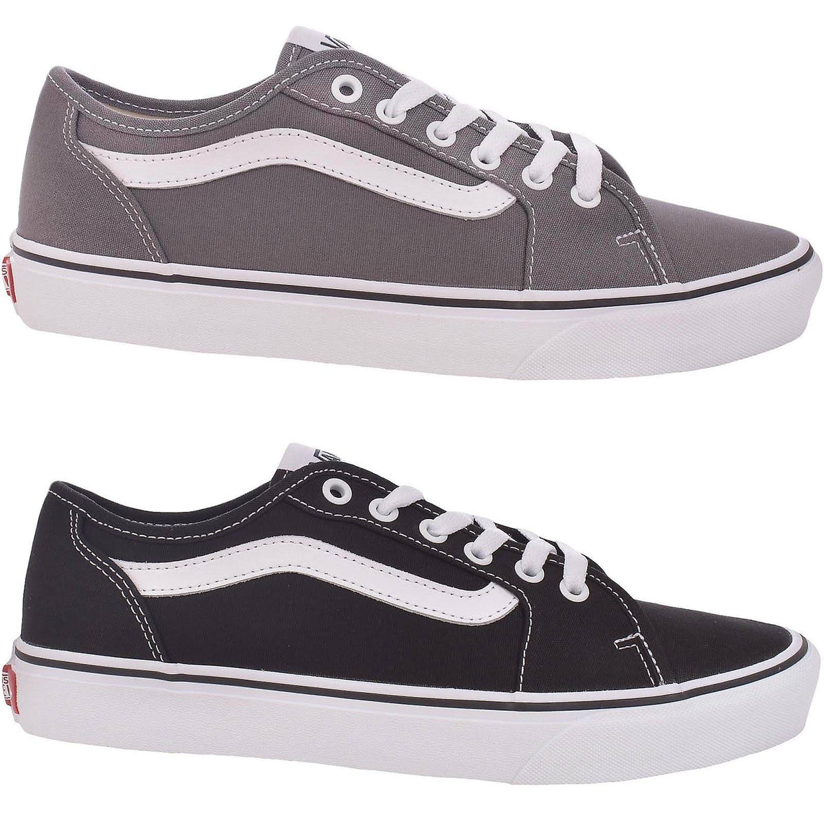 Grey Canvas Trainers L6530