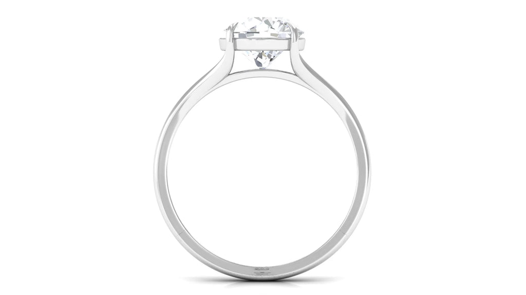 925 Sterling Silver Lab Grown Diamond Solitaire Ring S2424