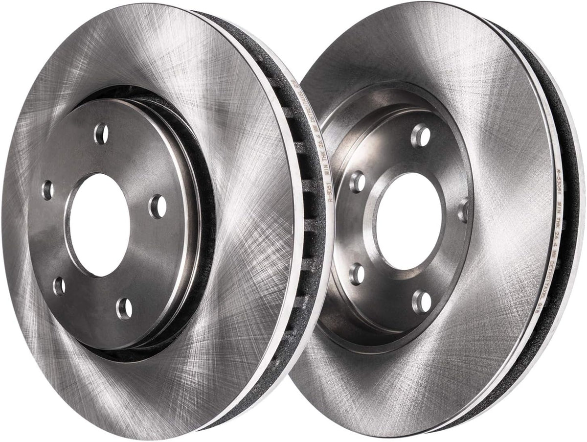 11.10" Front Disc Rotors and Brake Pads 4pc Set O45173
