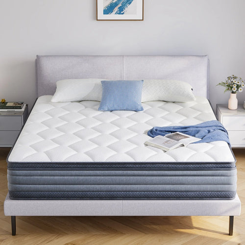 12" Hybrid Gel Memory Foam Pocket Innerspring Mattress R68389