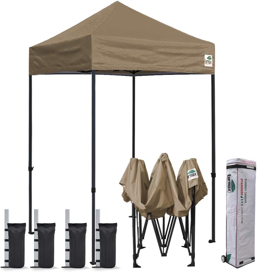 10'x10' Pop Up Canopy Tent with Heavy Duty Roller Bag R21416