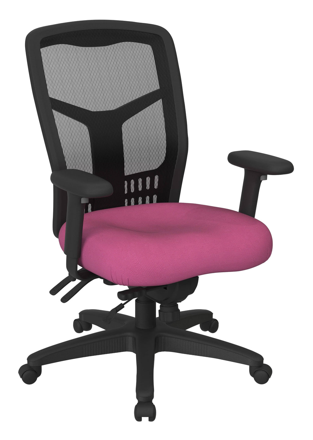 Pink Mesh High-Back Managers Chair Y264