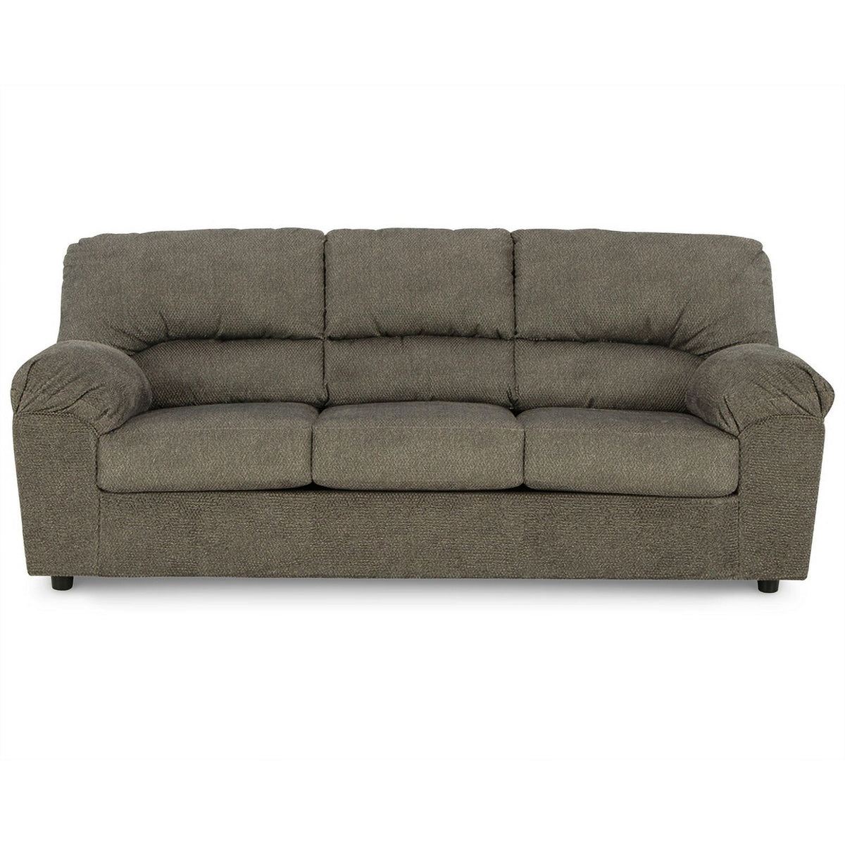 Gray Fabric & Solid Wood Sofa H502248