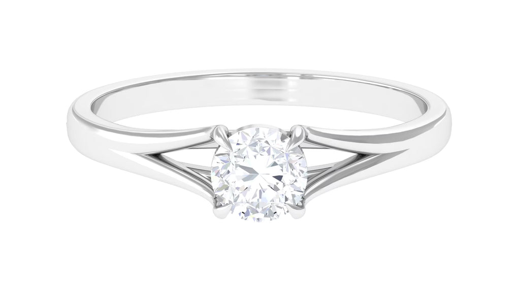 925 Sterling Silver Lab Grown Diamond Solitaire Ring S2424