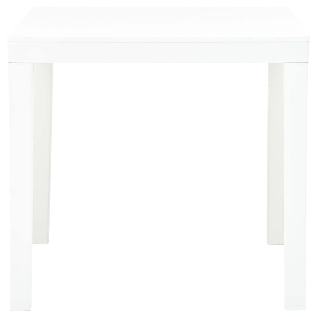 Mocca Plastic Garden Table Z835297